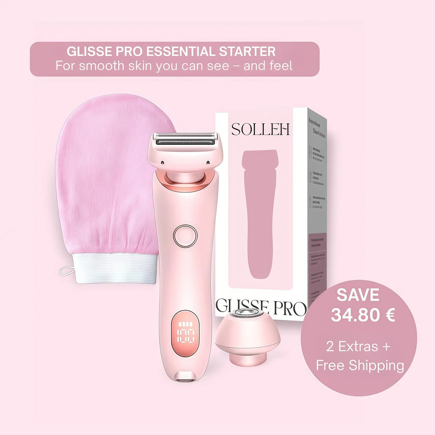 Glisse Pro Premium Damenrasierer